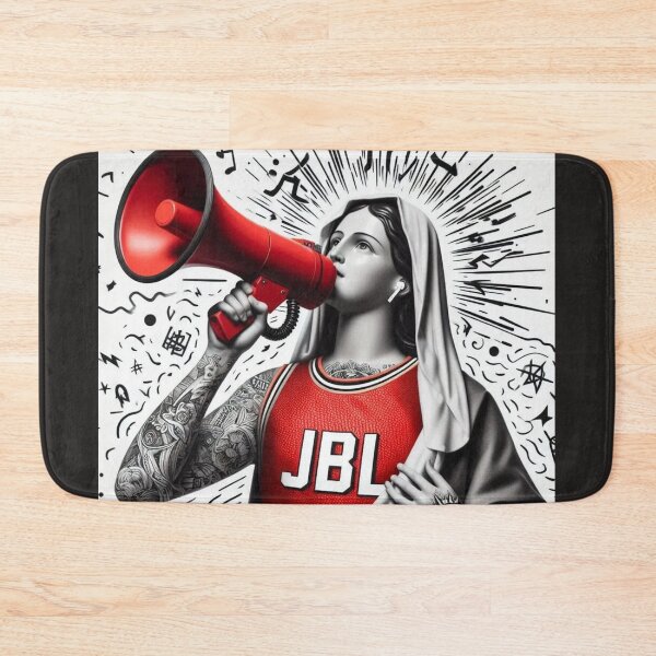 Item preview, "Hail Mary, Full of Bass!" designed and sold by Print Fiction.