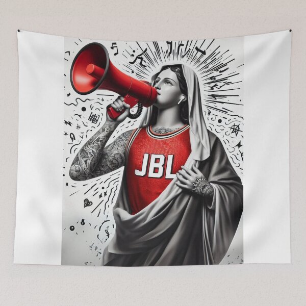 Item preview, "Hail Mary, Full of Bass!" designed and sold by Print Fiction.