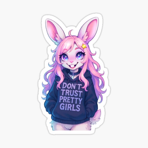 Item preview, Don't Trust Pretty Girls (Bunny Girl) designed and sold by softbite studio.