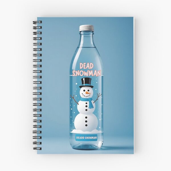 Item preview, Dead Snowman Melted Bottled Water Poster sticker designed and sold by KreativKulture.