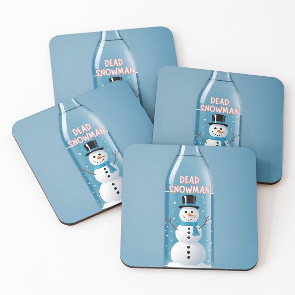 Item preview, Dead Snowman Melted Bottled Water Poster sticker designed and sold by KreativKulture.
