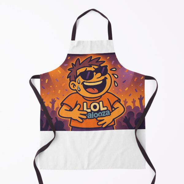 Item preview, Funny Festival Cartoon – “Too Funny to Handle” designed and sold by PunchMonkeyArt.