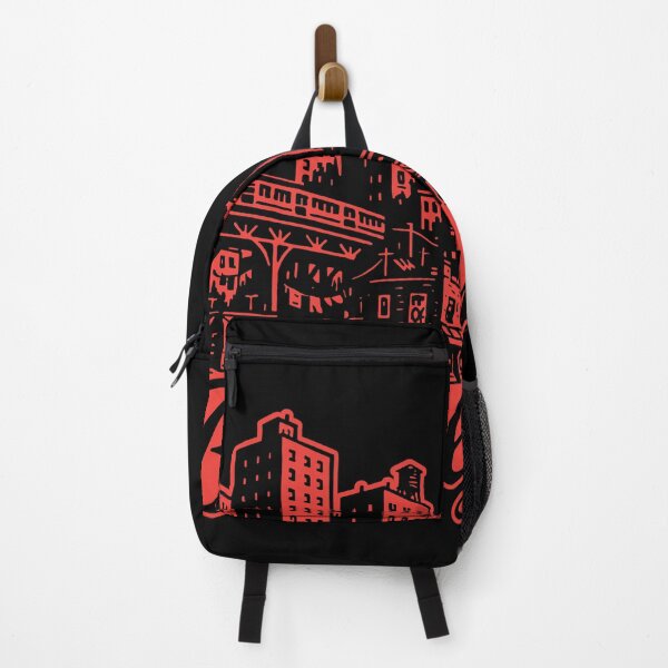 Item preview, Brooklyn elevated subway street scene designed and sold by Boogosh.