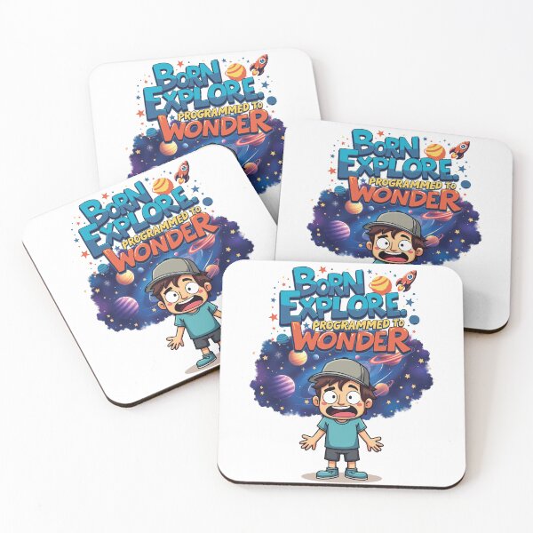 Item preview, Born to explore. Programmed to wonder. designed and sold by Ben InkyWink.