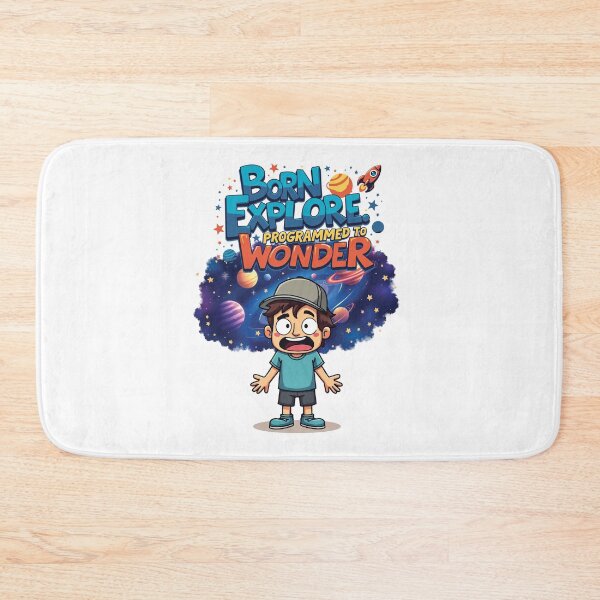 Item preview, Born to explore. Programmed to wonder. designed and sold by Ben InkyWink.