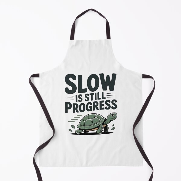 Item preview, Slow Is Still Progress – Motivational Turtle Quote Design designed and sold by Enjoy237.