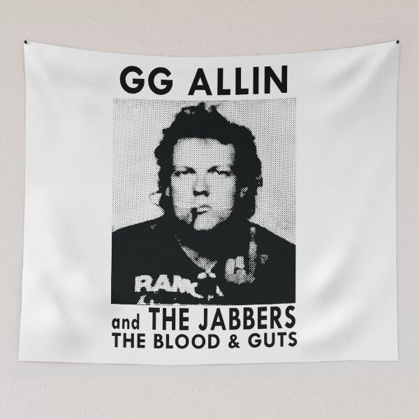 Item preview, GG ALLIN and The Jabbers "THE BLOOD & GUTS" designed and sold by skeletons-lair.
