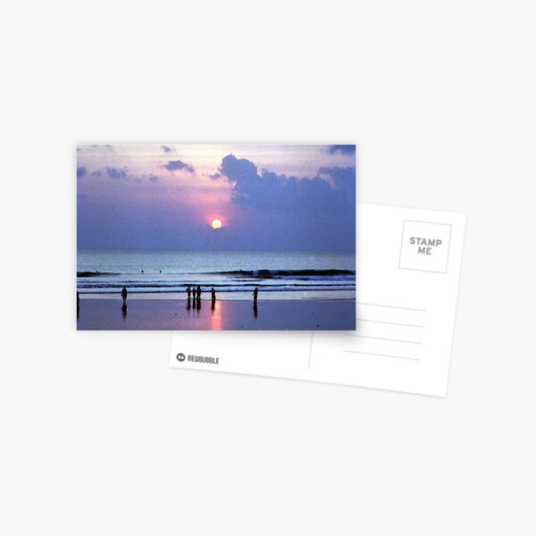 Sunset at Kuta Beach Postcard