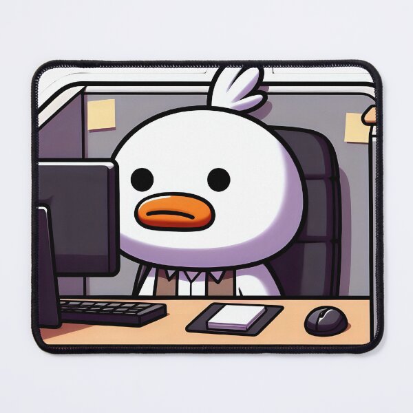 Item preview, Office Worker Duck designed and sold by projectman-art.