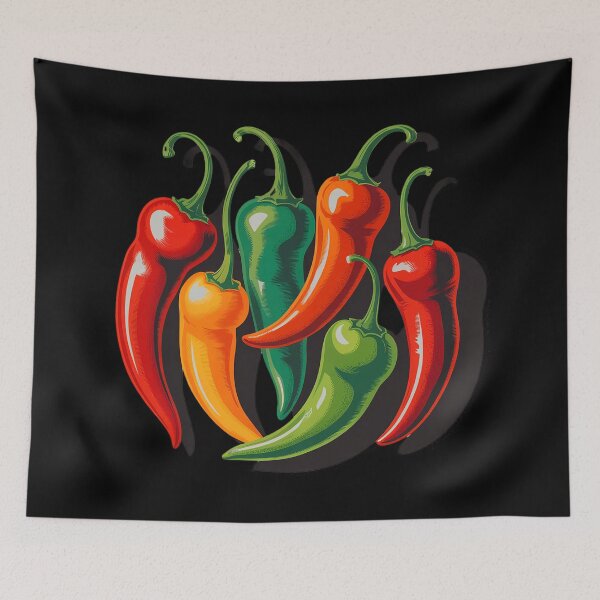 Item preview, Bright Graphic Chile Peppers  designed and sold by Sublime Studio graphics.