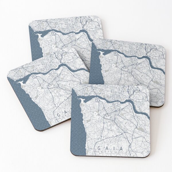 Item preview, Vila Nova de Gaia City Map of Portugal - Coastal designed and sold by deMAP.