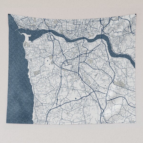 Item preview, Vila Nova de Gaia City Map of Portugal - Coastal designed and sold by deMAP.