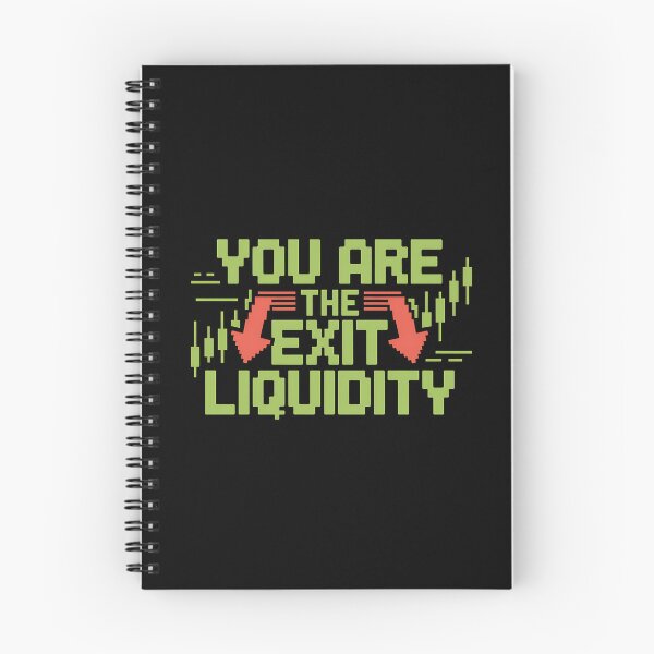 Item preview, You Are The Exit Liquidity - This gift is perfect for anyone interested in crypto, trading, and financial memes. designed and sold by ZyziowskyArt.
