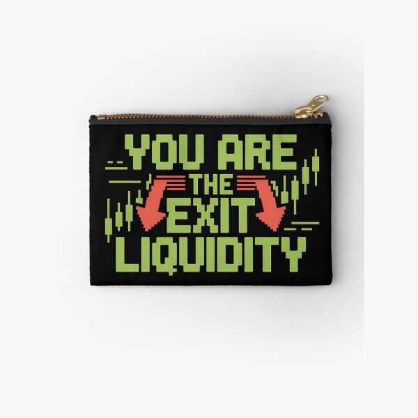 Item preview, You Are The Exit Liquidity - This gift is perfect for anyone interested in crypto, trading, and financial memes. designed and sold by ZyziowskyArt.