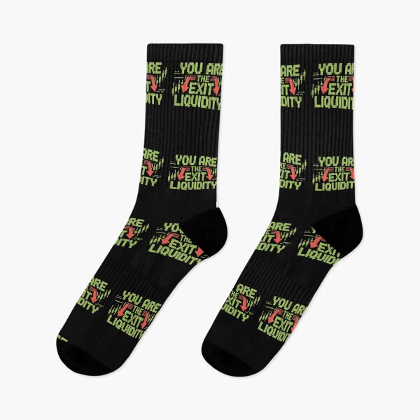 Item preview, You Are The Exit Liquidity - This gift is perfect for anyone interested in crypto, trading, and financial memes. designed and sold by ZyziowskyArt.