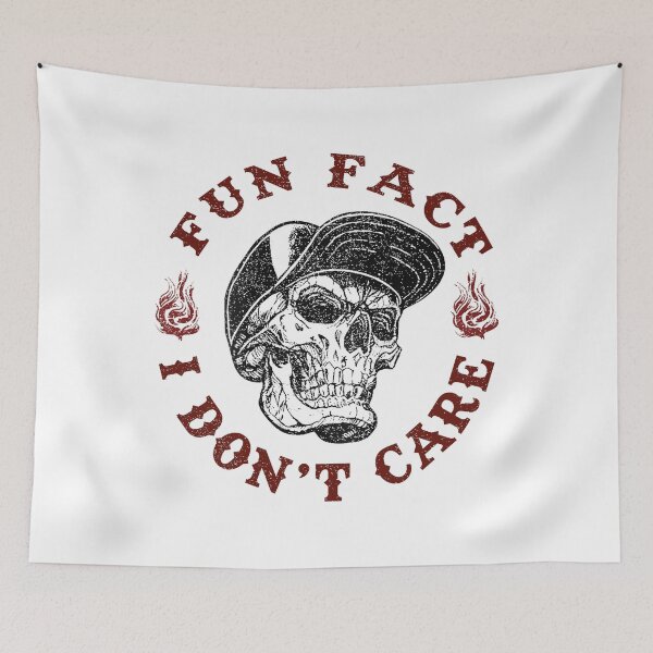 Item preview, Fun Fact I Don't Care Funny Skeleton Sarcastic designed and sold by shannonanne18.