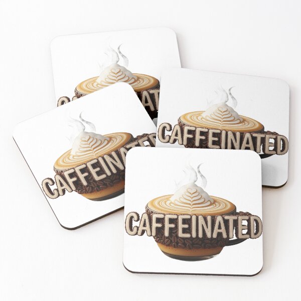 Item preview, CAFFEINATED designed and sold by Liberty Labels.