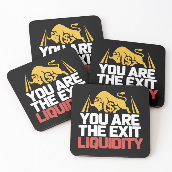 Item preview, You Are The Exit Liquidity - This gift is perfect for anyone interested in crypto, trading, and financial memes. designed and sold by ZyziowskyArt.