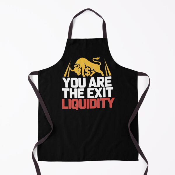 Item preview, You Are The Exit Liquidity - This gift is perfect for anyone interested in crypto, trading, and financial memes. designed and sold by ZyziowskyArt.