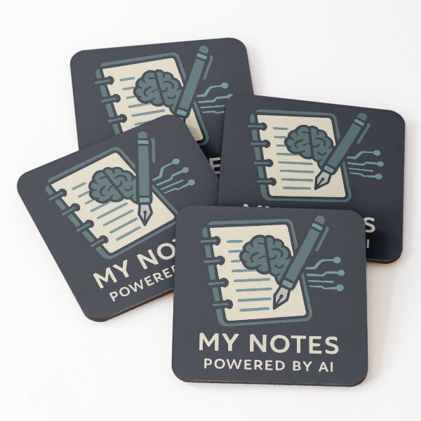 Item preview, My Notes, Powered by AI - Smart Student Productivity Design designed and sold by goodcrystals.