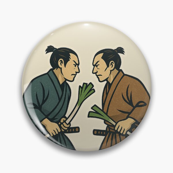 Item preview, ネギ決闘 / Samurai Negi Showdown – 切れるのは香りだけ。 designed and sold by Yos-Design-Stoa.