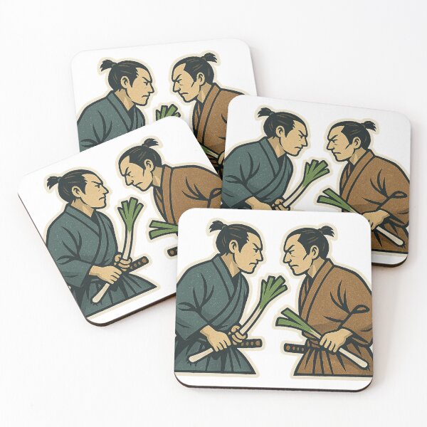 Item preview, ネギ決闘 / Samurai Negi Showdown – 切れるのは香りだけ。 designed and sold by Yos-Design-Stoa.