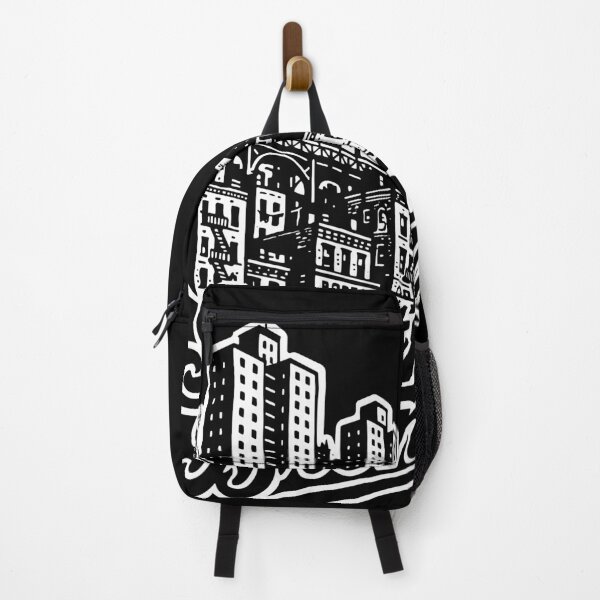 Item preview, South Bronx urban subway skyline designed and sold by Boogosh.