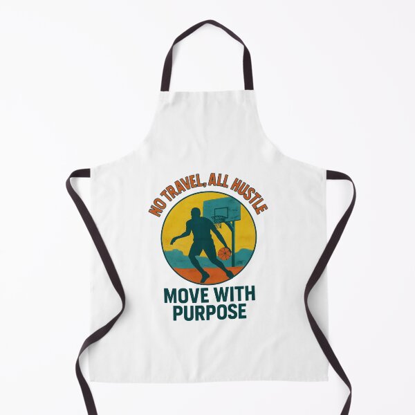 Item preview, No Travel, All Hustle - Move with Purpose - Basketball designed and sold by inkNext.