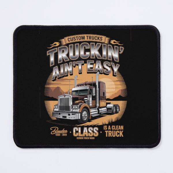 Item preview, Truckin' ain't easy - American truckers - American truck yeah - Road warrior - Trucking and chucklin - Trucking compagny - Highway king - Diesel dreams - Road beast - Truck yeah designed and sold by JansenGS.