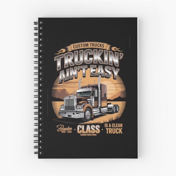 Item preview, Truckin' ain't easy - American truckers - American truck yeah - Road warrior - Trucking and chucklin - Trucking compagny - Highway king - Diesel dreams - Road beast - Truck yeah designed and sold by JansenGS.