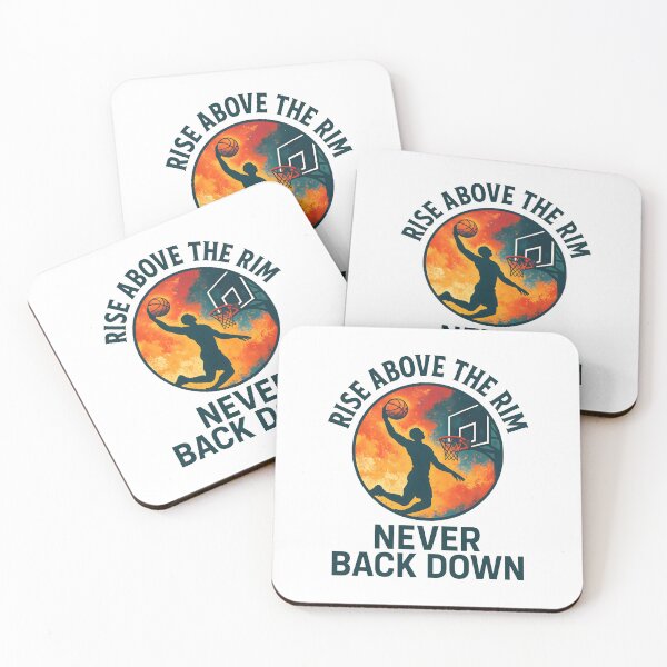 Item preview, Rise Above the Rim - Never Back Down - Basketball designed and sold by inkNext.
