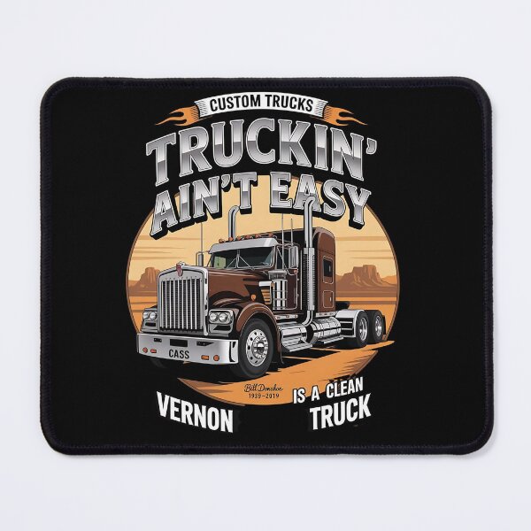 Item preview, Truckin' ain't easy - American truckers - American truck yeah - Road warrior - Trucking and chucklin - Trucking compagny - Highway king - Diesel dreams - Road beast - Truck yeah designed and sold by JansenGS.