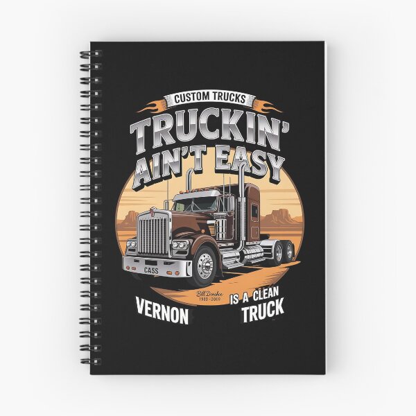 Item preview, Truckin' ain't easy - American truckers - American truck yeah - Road warrior - Trucking and chucklin - Trucking compagny - Highway king - Diesel dreams - Road beast - Truck yeah designed and sold by JansenGS.