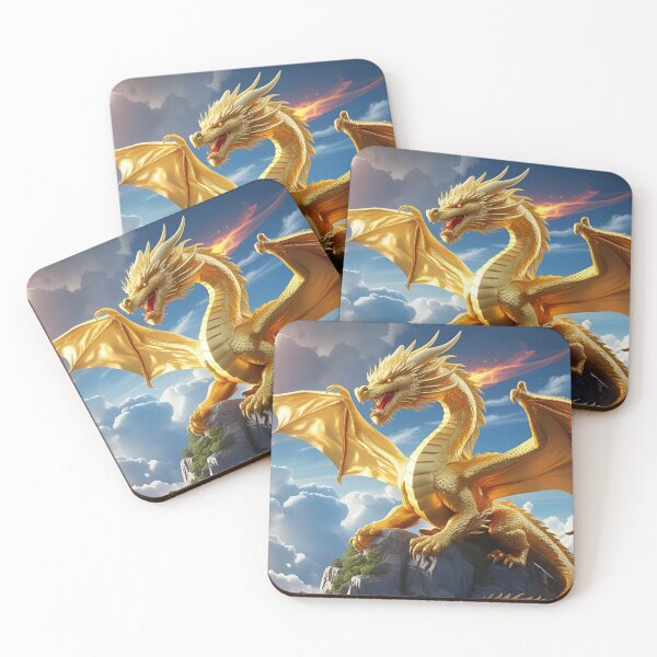 Item preview, Golden dragon designed and sold by whatthefoxsays.