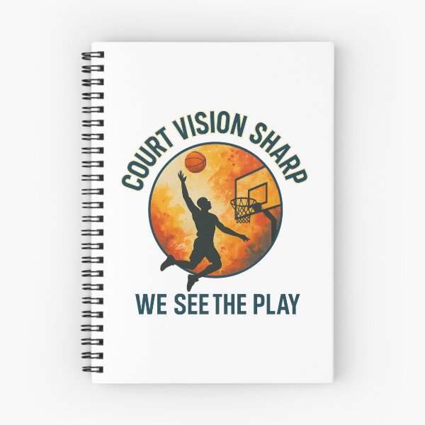Item preview, Court Vision Sharp - We See the Play - Basketball designed and sold by inkNext.