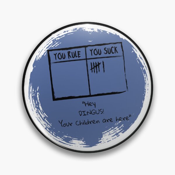 Item preview,  Robin Buckley - "Hey Dingus" - You Rule You Suck Sticker designed and sold by LittleFilmStore.
