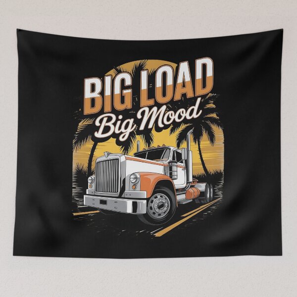 Item preview, Big load - American truckers - Highway truck - Keep trucking - Chrome dreams - Asphalt cowboy - Truck stop - Truck driver - American trucking designed and sold by JansenGS.