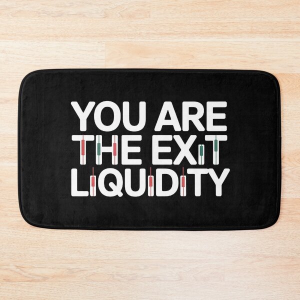 Item preview, You Are The Exit Liquidity - This gift is perfect for anyone interested in crypto, trading, and financial memes. designed and sold by ZyziowskyArt.