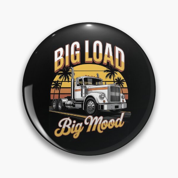 Item preview, Big load - Highway truck - Keep trucking - Chrome dreams - Asphalt cowboy - Truck stop - Truck driver - American trucking designed and sold by JansenGS.