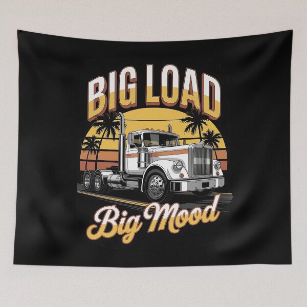 Item preview, Big load - Highway truck - Keep trucking - Chrome dreams - Asphalt cowboy - Truck stop - Truck driver - American trucking designed and sold by JansenGS.