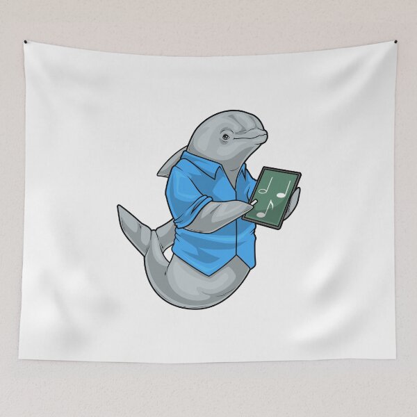 Item preview, Dolphin Music Teacher Music notes designed and sold by Snabdesign84.