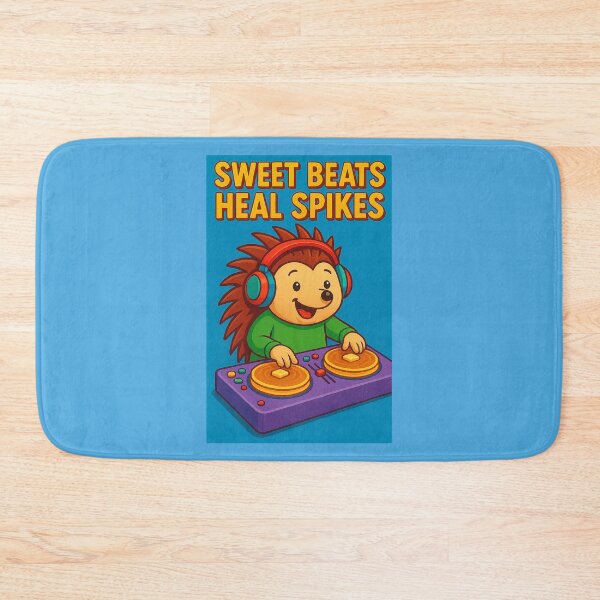 Item preview, Sweet Beats Heal Spikes – DJ Hedgehog Therapy designed and sold by Girih.