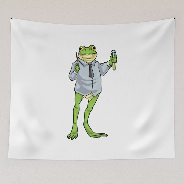Item preview, Frog Chemistry Teacher Test tube designed and sold by Snabdesign84.