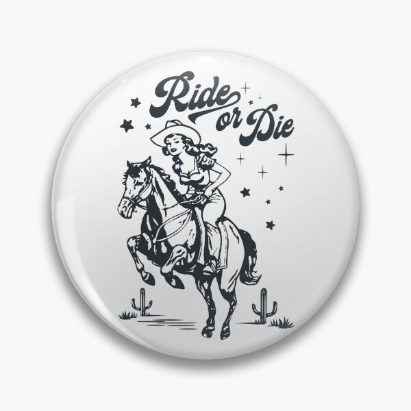 Item preview, Cowgirl Western Retro Ride Or Die designed and sold by Jcat7.