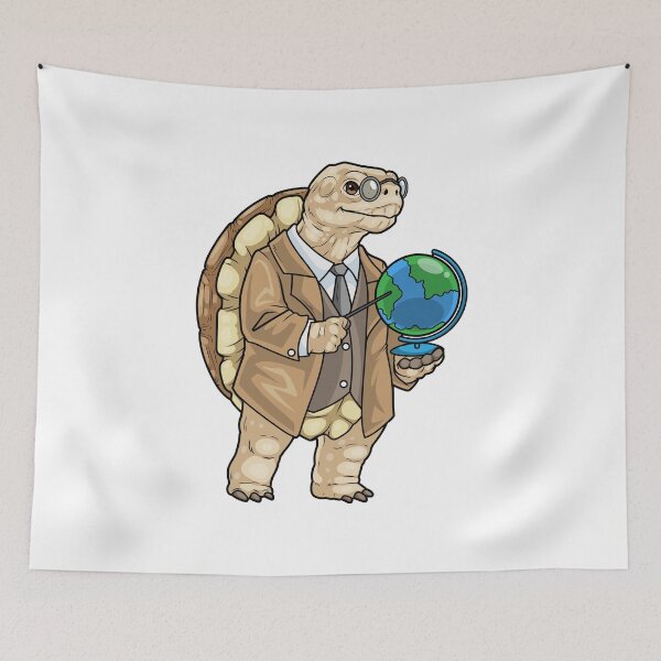 Item preview, Turtle History Teacher Globe designed and sold by Snabdesign84.