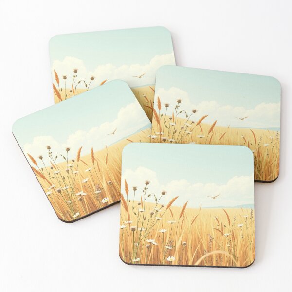Item preview,  Wheat Field  – Golden Nature Aesthetic Countryside Landscape Art designed and sold by MiraLumeStudio.