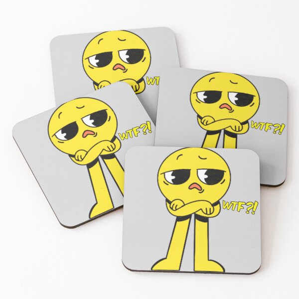 Item preview, Full Body and Face Emoji with WTF Letter designed and sold by GoodsFind.