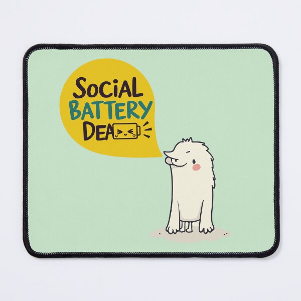 Item preview, Social Battery: Dead designed and sold by Ben InkyWink.
