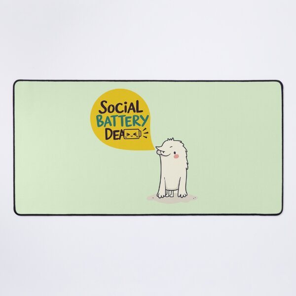 Item preview, Social Battery: Dead designed and sold by Ben InkyWink.