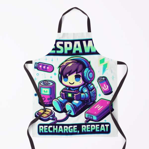 Item preview, Respawn Recharge Repeat – Gamer Sticker designed and sold by Dooodloo.